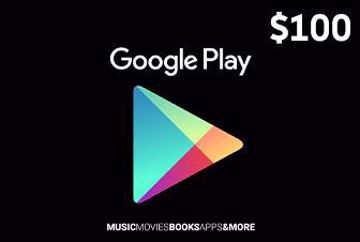 100 دلاری Google play	